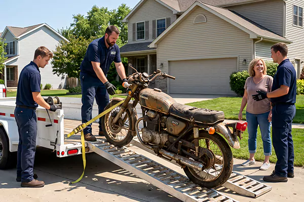 Junk Motorcycle Removal in Detroit, MI