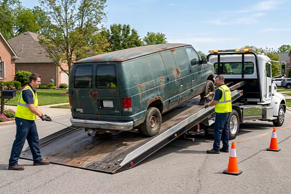 Junk Van Removal in Detroit, MI