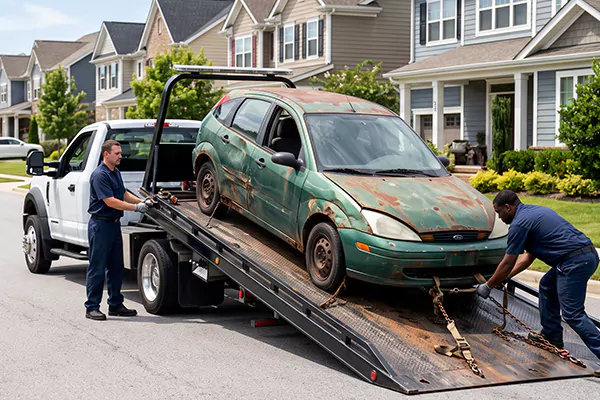 No Title Junk Car Removal in Detroit, MI