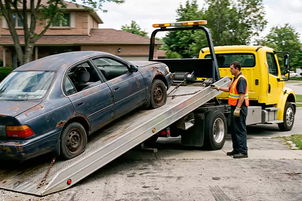 Same-Day Junk Car Removal in Detroit, MI
