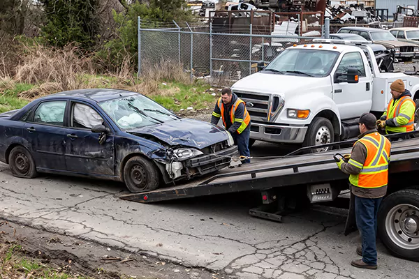 Wrecked Car Removal in Detroit, MI