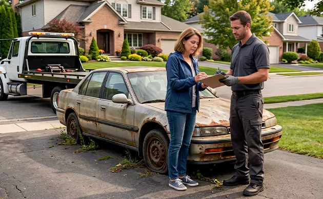 Junk Car Sale and Pickup Checklist