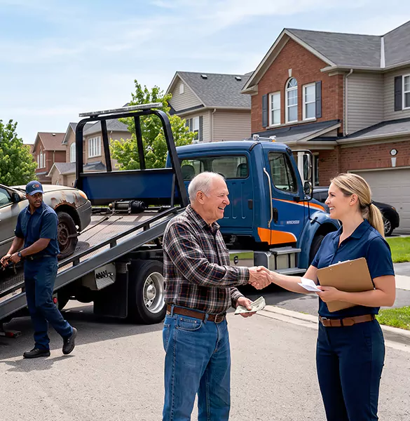 Premier junk cars for cash pick up: your trusted same day car collection service in Detroit, MI
