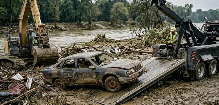 Same Day Flood Damaged Car Pick Up in Detroit