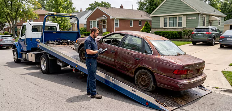 Non-Running Junk Vehicle Removal in Detroit