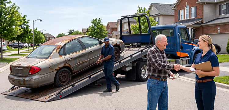 Remove Junk Car Without Title for Cash in Detroit