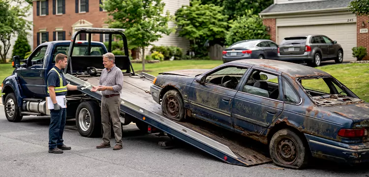 Old Junk Car Removal in Detroit