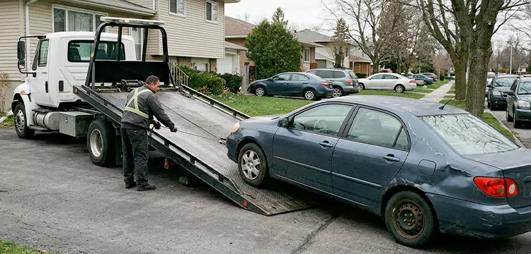 Same-Day Salvage Car Pickup in Detroit