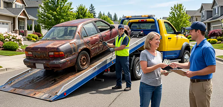 Water-Damaged Scrap Car Removal in Detroit